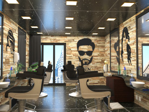 hair saloon 3D Model