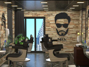 hair saloon 3D Model