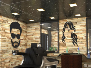hair saloon 3D 模型