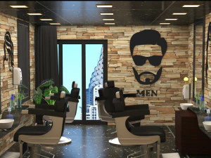 hair saloon 3D Model
