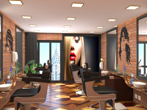 beauty salon women 3D Model