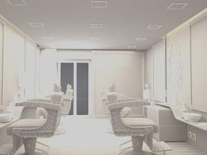 beauty salon women 3D 모델