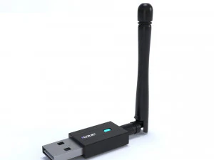 adaptor usb wi-fi bluetooth edup poli rendah Model 3D