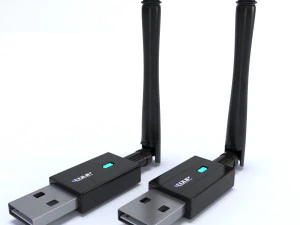 bluetooth wi-fi usb adapter edup low-poly 3D Model