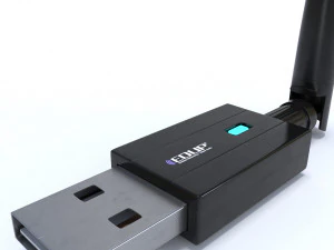 bluetooth wi-fi usb adapter edup low-poly 3D Model