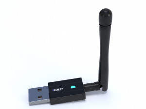 bluetooth wi-fi usb adapter edup low-poly Modello 3D