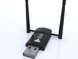 wifi usb adapter dual 3D 模型