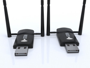 wifi usb adapter dual 3D 模型