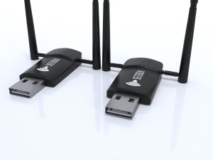 wifi usb adapter dual 3D 模型