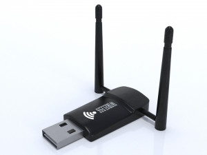 wifi usb adapter dual 3D 模型