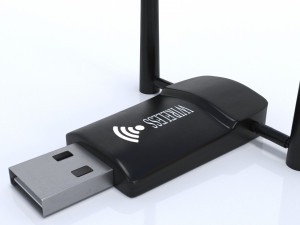 wifi usb adapter dual 3D 模型