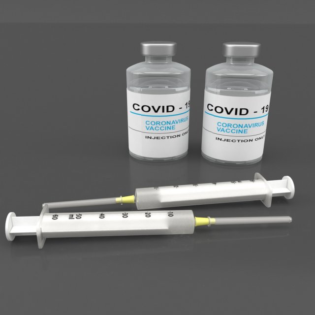 corona vaccine Modelo 3D .c4d .max .obj .3ds .fbx .stl .blend 