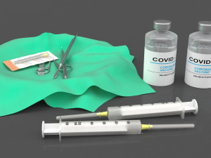 corona vaccine Modelo 3D
