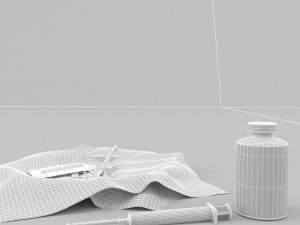 corona vaccine Modelo 3D