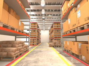 warehouse 3D मॉडल