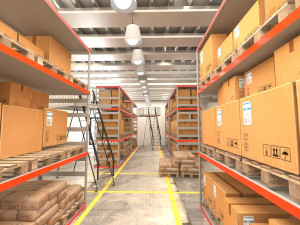 warehouse 3D मॉडल