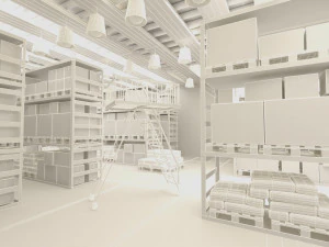 warehouse 3D Model