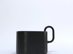 coffee cup low-poly 3D Model