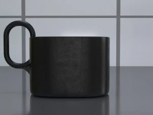 interior kitchen tableware scene low-poly 3D Model