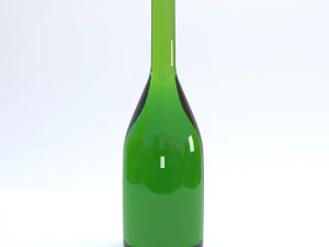 wine bottles 3D Model