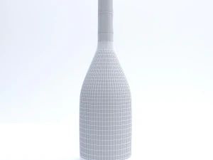 wine bottles 3D Model