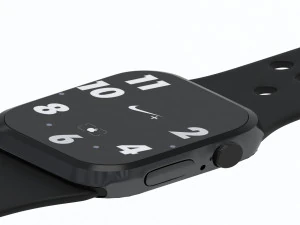 orologio apple nike edizione low-poly Modello 3D