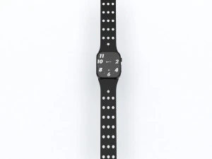 apple watch nike edition low-poly 3D Model