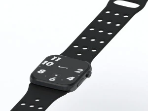 apple watch nike edition low-poly 3D Model