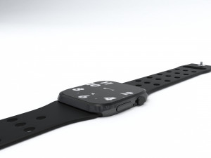 apple watch nike edition low-poly 3D 모델