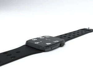 apple watch nike edition low-poly 3D Model