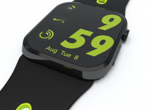 apple watch series 6 nike edition all colors 3D 모델
