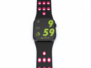 apple watch series 6 nike edition all colors 3D 모델
