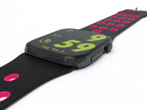 apple watch series 6 nike edition all colors 3D 모델