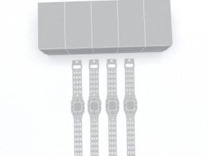 apple watch series 6 nike edition all colors 3D 모델
