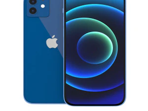 apple iphone 12 with apple watch 6 3D Model