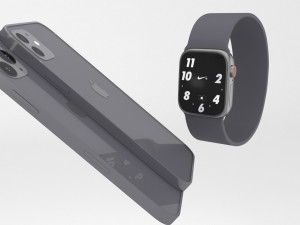 iphone 12 and apple watch 6 3D Modell
