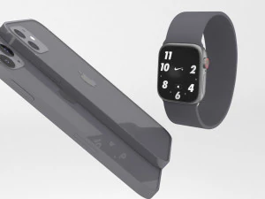 iphone 12 and apple watch 6 3D Model