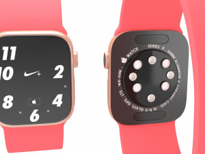 apple watch serires 6 rrmm red 3D-Modell