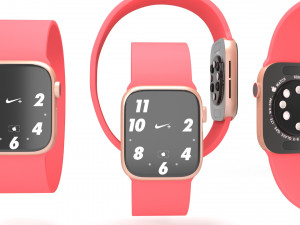 apple watch serires 6 rrmm red 3D-Modell