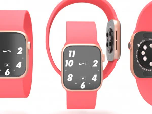 apple watch serires 6 rrmm red 3D Model