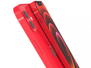 애플 아이폰 12 레드 3D 모델