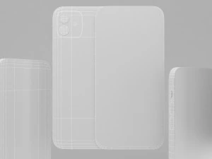 애플 아이폰 12 레드 3D 모델