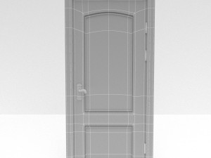 entrance wooden door 3D Model