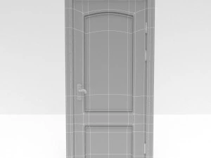 porta de madeira de entrada Modelo 3D