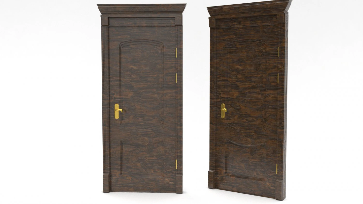 interior door 3D Model .c4d .max .obj .3ds .fbx .stl .blend