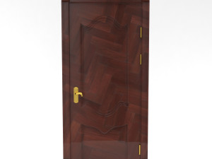 modern interior door set 3D 모델