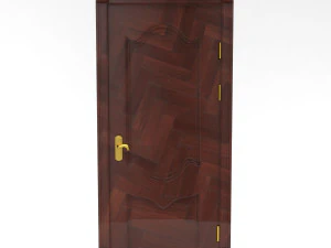 modern interior door set 3D Model