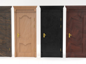 entrance door collection 3D Модель