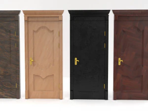 entrance door collection 3D Model
