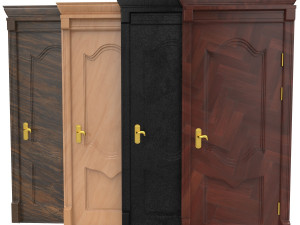 entrance door collection 3D Модель